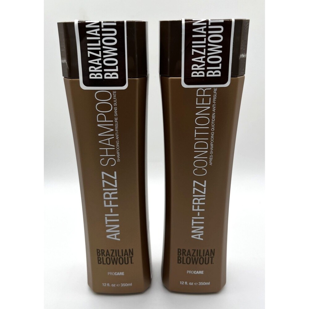 Brazilian Blowout Anti-Frizz Shampoo & Conditioner Duo Pack 12 oz Smoothing